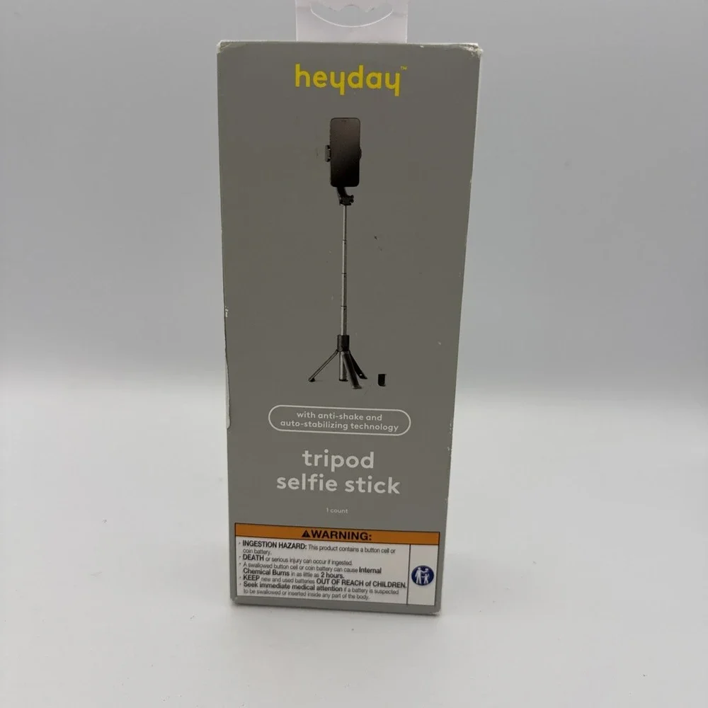 6 in - 21.5 in Selfie Stick - Heyday - Black‎ - Durable